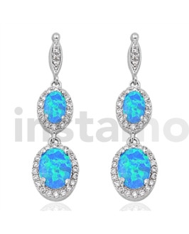 Dámské stříbrné náušnice