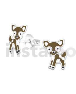 Stříbrné náušnice srnka