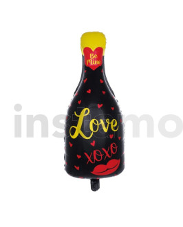 Narozeninový balón ve tvaru láhve LOVE