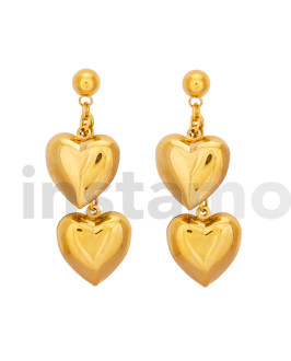 Dámské pozlacené náušnice