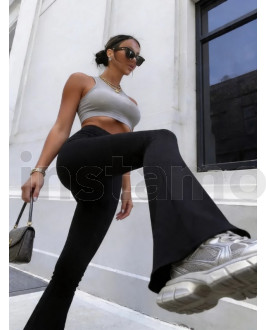 Černé zvonové legíny