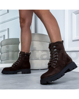 Hnědé polokozačky