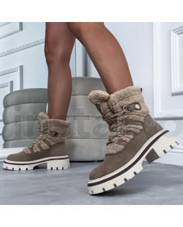 Světle hnědé polokozačky