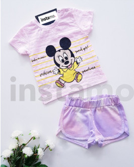 Fialová letní souprava Minnie