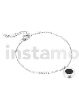 Dámský ocelový náramek s přívěskem 