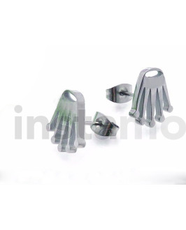 Ocelové náušnice korunka