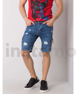 Modré džínové kraťasy