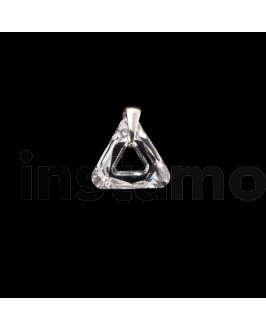 Stříbrný přívěsek trojúhelník Swarovski