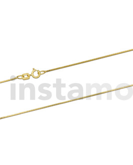 Stříbrný řetízek pozlacený