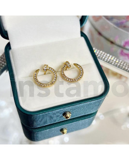 Dámské pozlacené náušnice hřebík