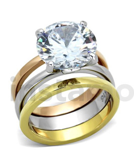 Dámský ocelový prsten