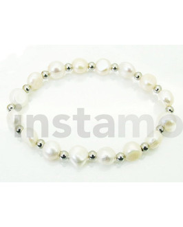 Dámský perlový náramek