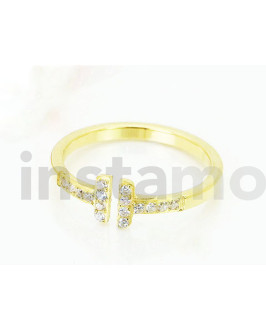 Dámský ocelový prsten