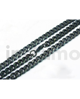 Pánská počerněná ocelová souprava