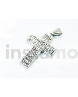 Pánský ocelový přívěsek kříž