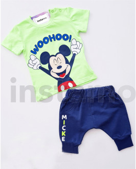 Zelená dvoudílná souprava