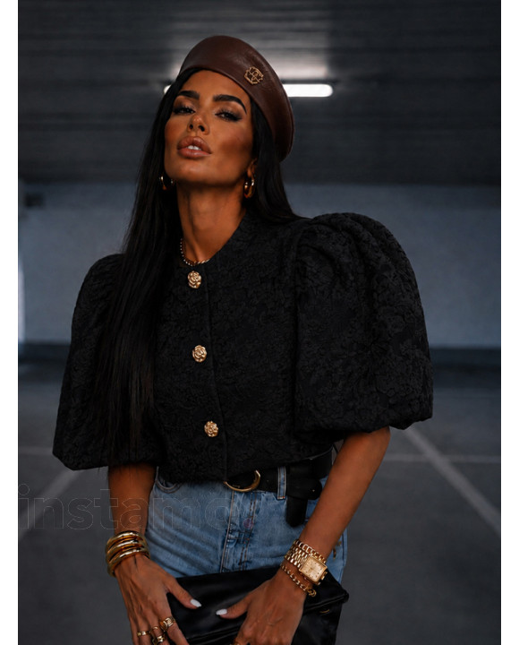Černý PUFFY top-330255-20