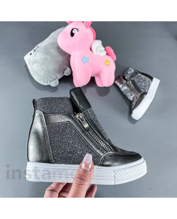 Šedé kotníkové tenisky-261049-20