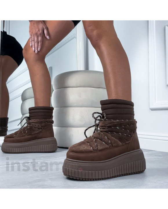 Tmavě hnědé sněhule-322898-20