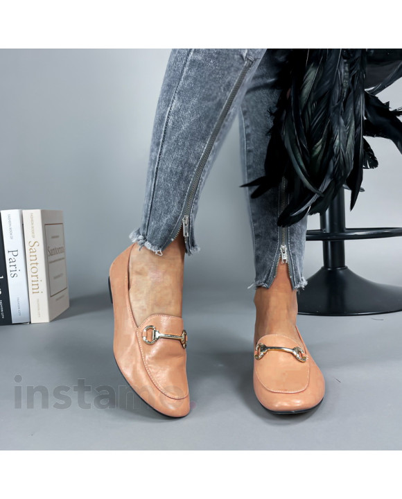 Růžové mokasíny s ozdobou-226511-20