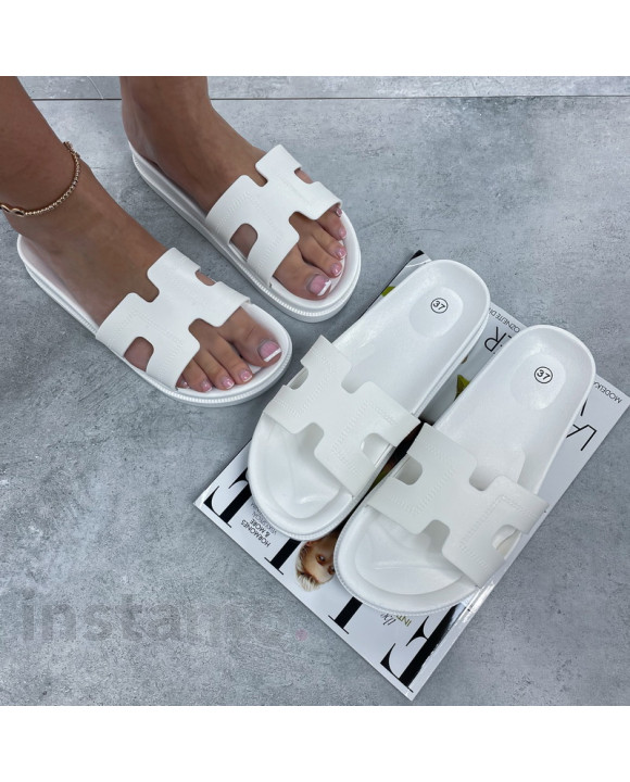 Bílé pantofle-317156-20