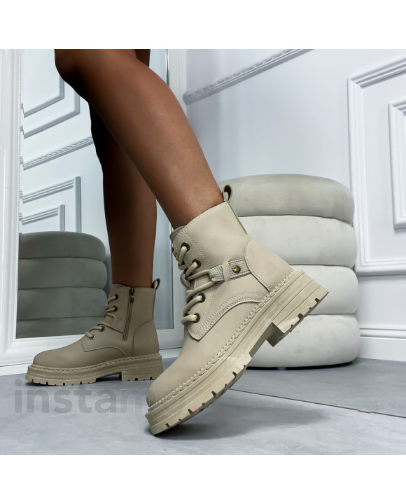 Béžové polokozačky-310198-20