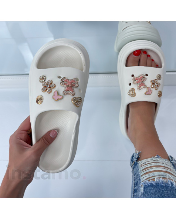 Bílé pantofle-303495-20