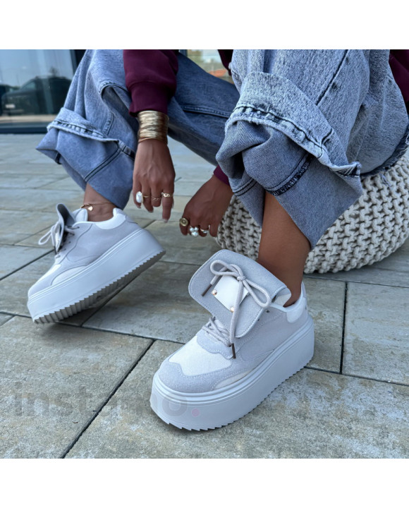 Béžovo-šedé tenisky-321074-20