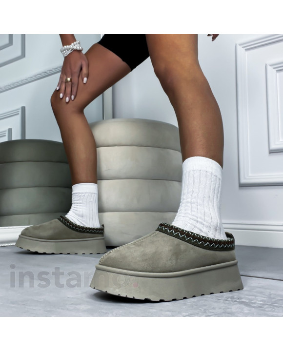 Zelená nasouvací obuv-311927-20