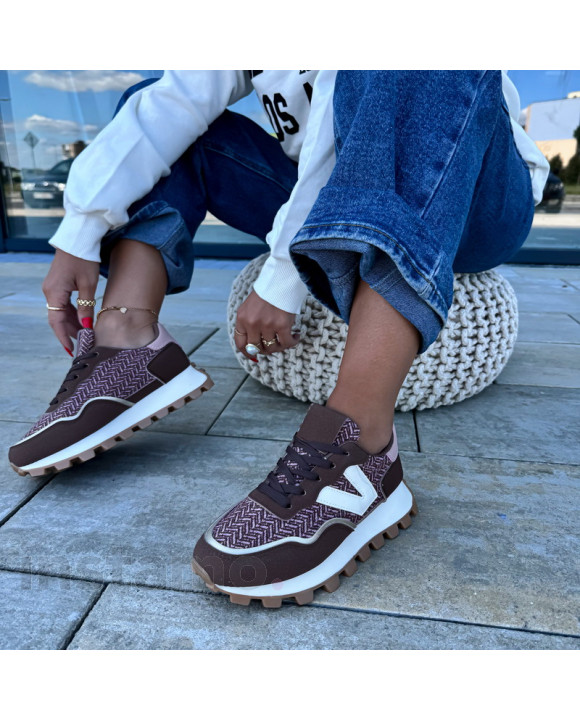 HNĚDÉ TENISKY-321248-20