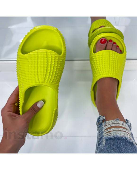 Limetkové pantofle-304383-20