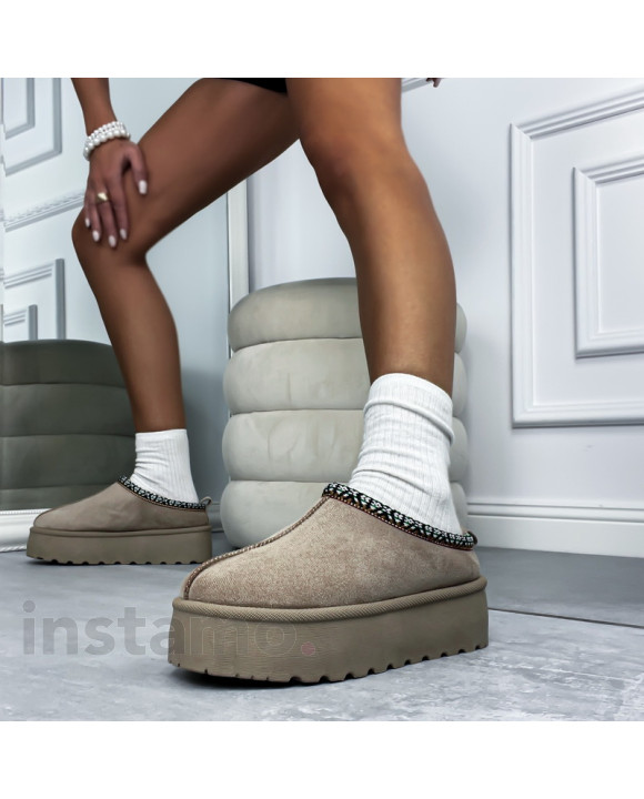 Hnědá nasouvací obuv-311796-20