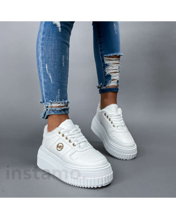 Bílé zateplené tenisky-310863-20