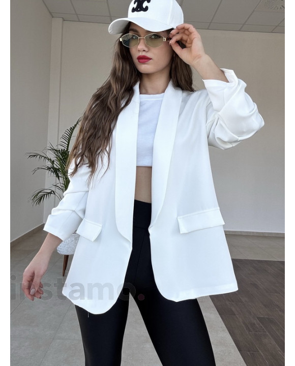Bílé elegantní sako-317952-20