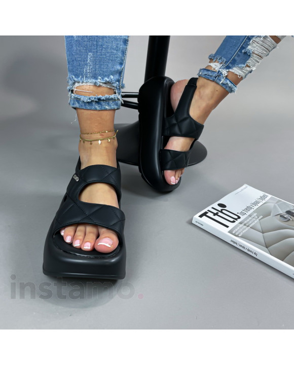 Černé sandále-305637-20