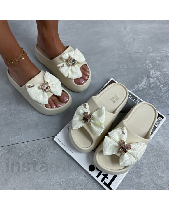 Světle béžové pantofle-305574-20