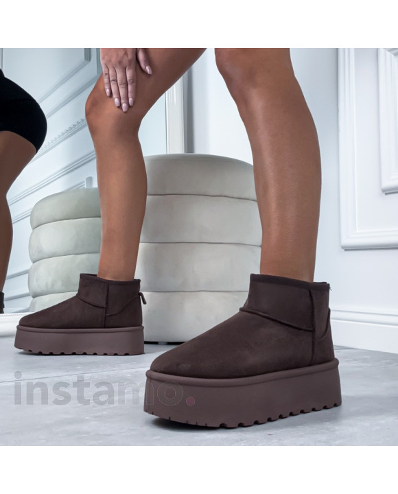 Tmavě hnědé sněhule-322933-20