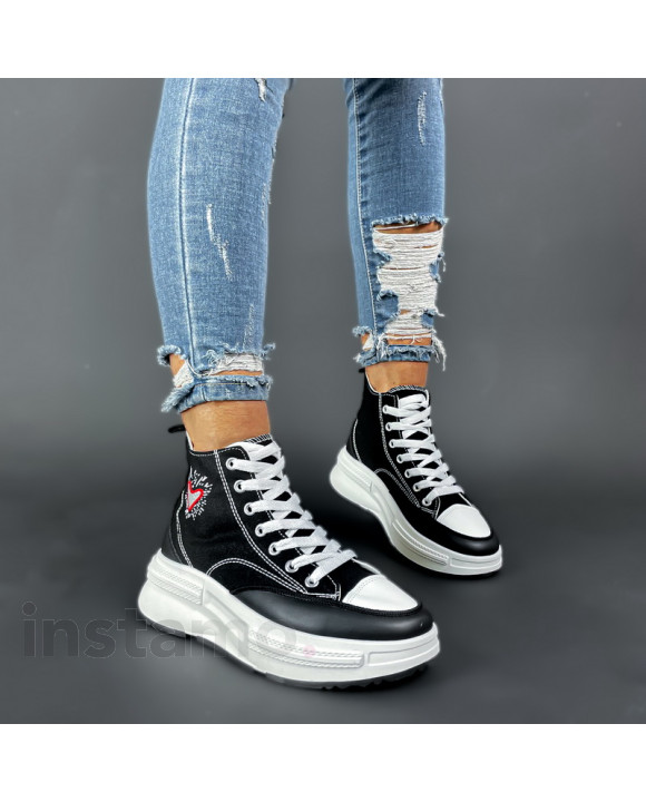 Černé plátěné tenisky-299763-20