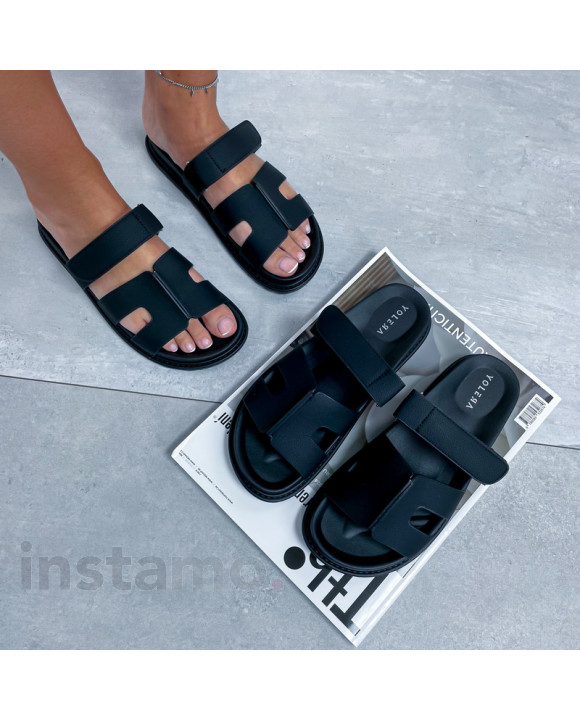 Černé pantofle-306555-20