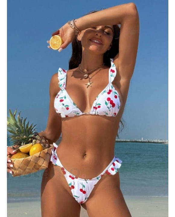 Bílé dvoudílné plavky-303992-20