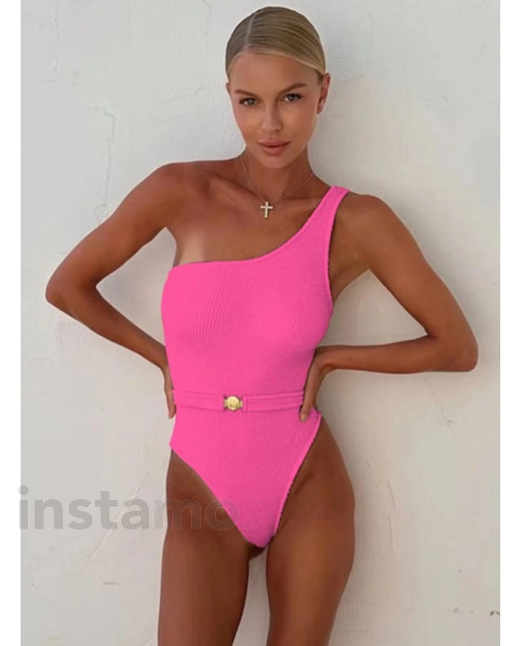 Růžové jednodílné plavky-320925-20