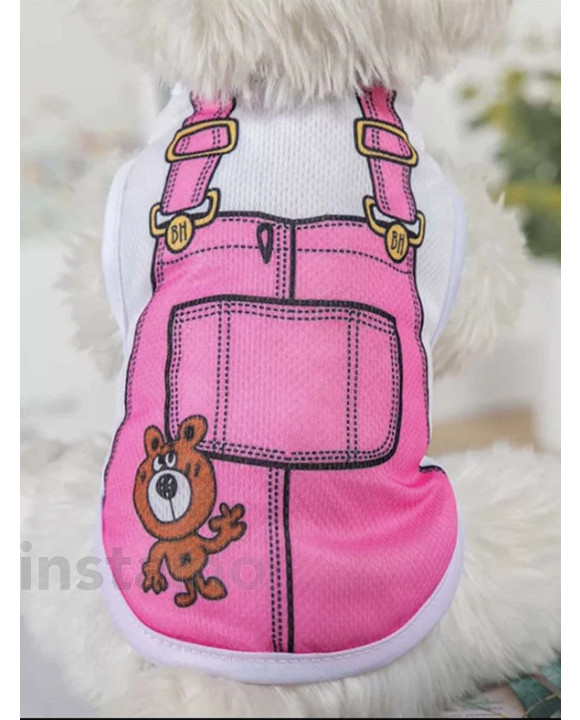 Růžový top pro psa-275909-20