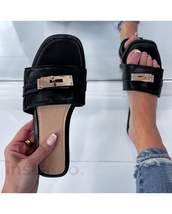 Černé pantofle-300373-20