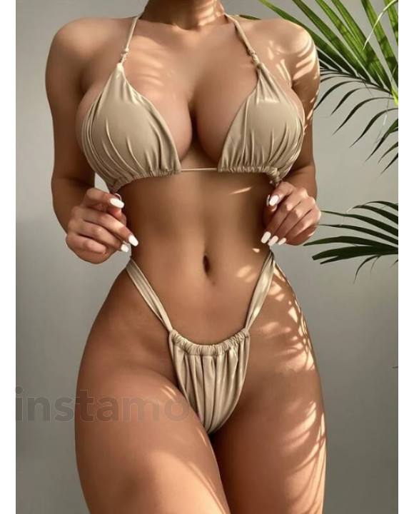 Béžové dvoudílné plavky-282846-20