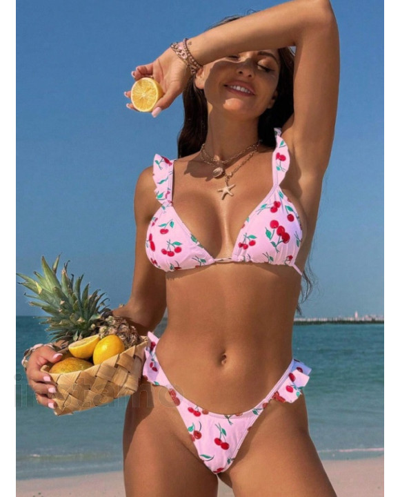 Růžové dvoudílné plavky-306314-20