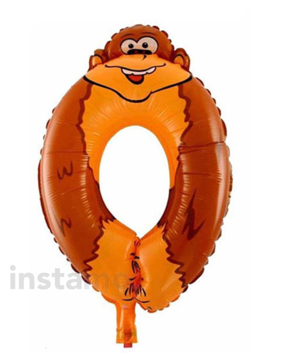 Dětský balón 0 opička-210651-20