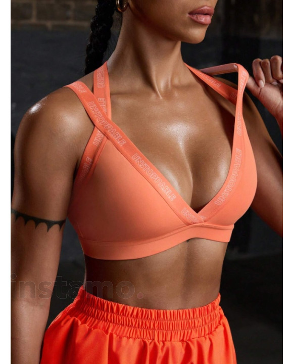 Oranžová sportovní podprsenka-314127-20