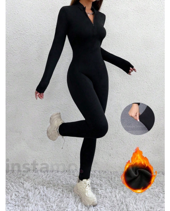 Černý zateplený overal-314307-20