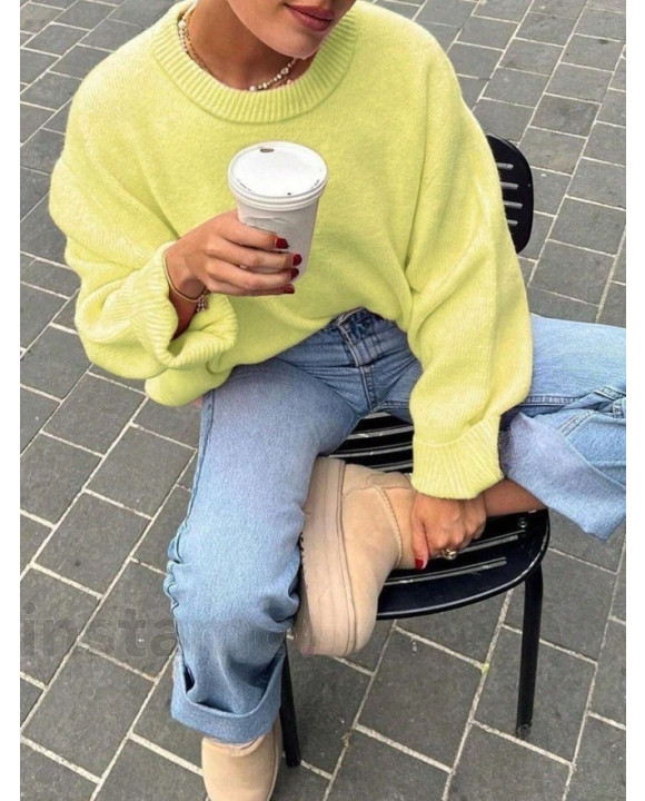 ŽLUTÝ LEŽÉRNÍ SVETR-314769-20