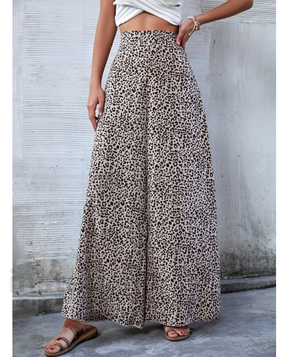 Béžové široké kalhoty-307269-20